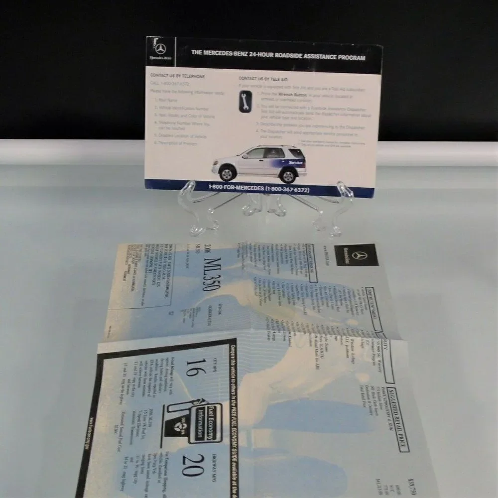 2006 Mercedes Benz M Class ML350 Manuals
